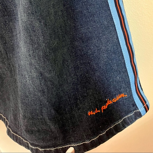 Vintage Y2K Polo Denim Zip Front Dress With Belt Small - Picture 3 of 9